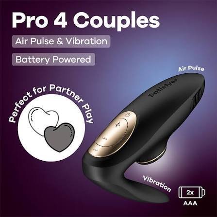 Satisfyer Pro 4 Couples Air-Pulse Couples Massager - Image 2