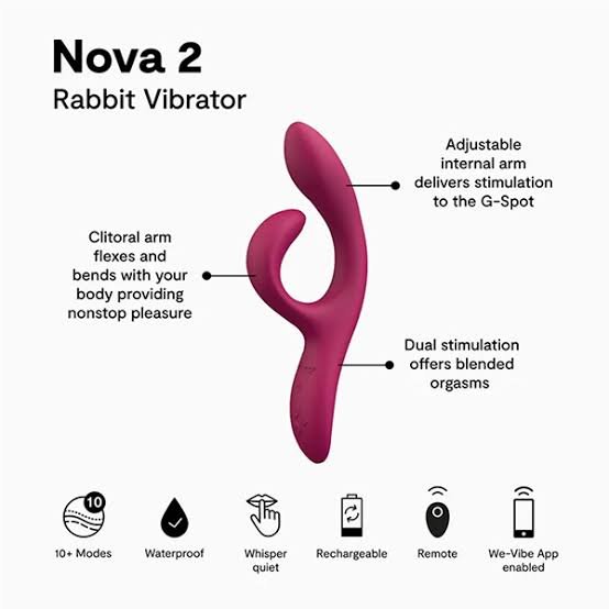 We-Vibe Nova App-Controlled Rabbit Vibrator - Image 6