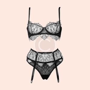 Classic floral lace lingerie
