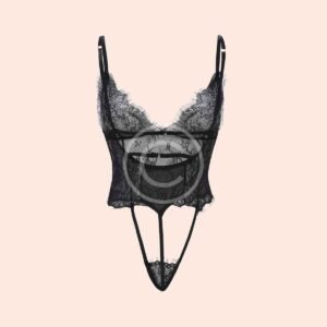 Sheer lace bodysuit